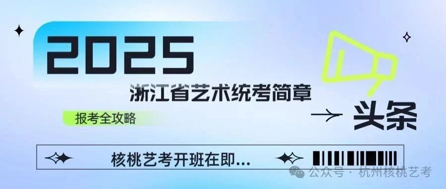 2025年浙江省艺术类统考全攻略